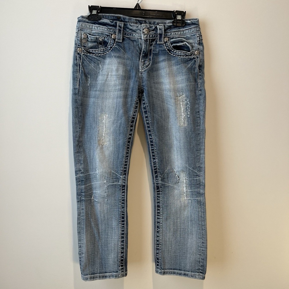 Miss Me‎ Jeans Womens 27 Pant/Capri Embellished Western Blingy